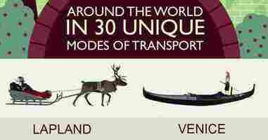 Around The World In 30 Unique Modes Of Transport